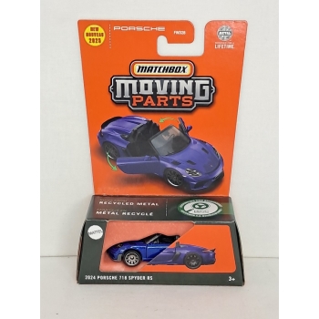 Matchbox 1:64 Moving Parts - Porsche 718 Spyder RS 2024 blue